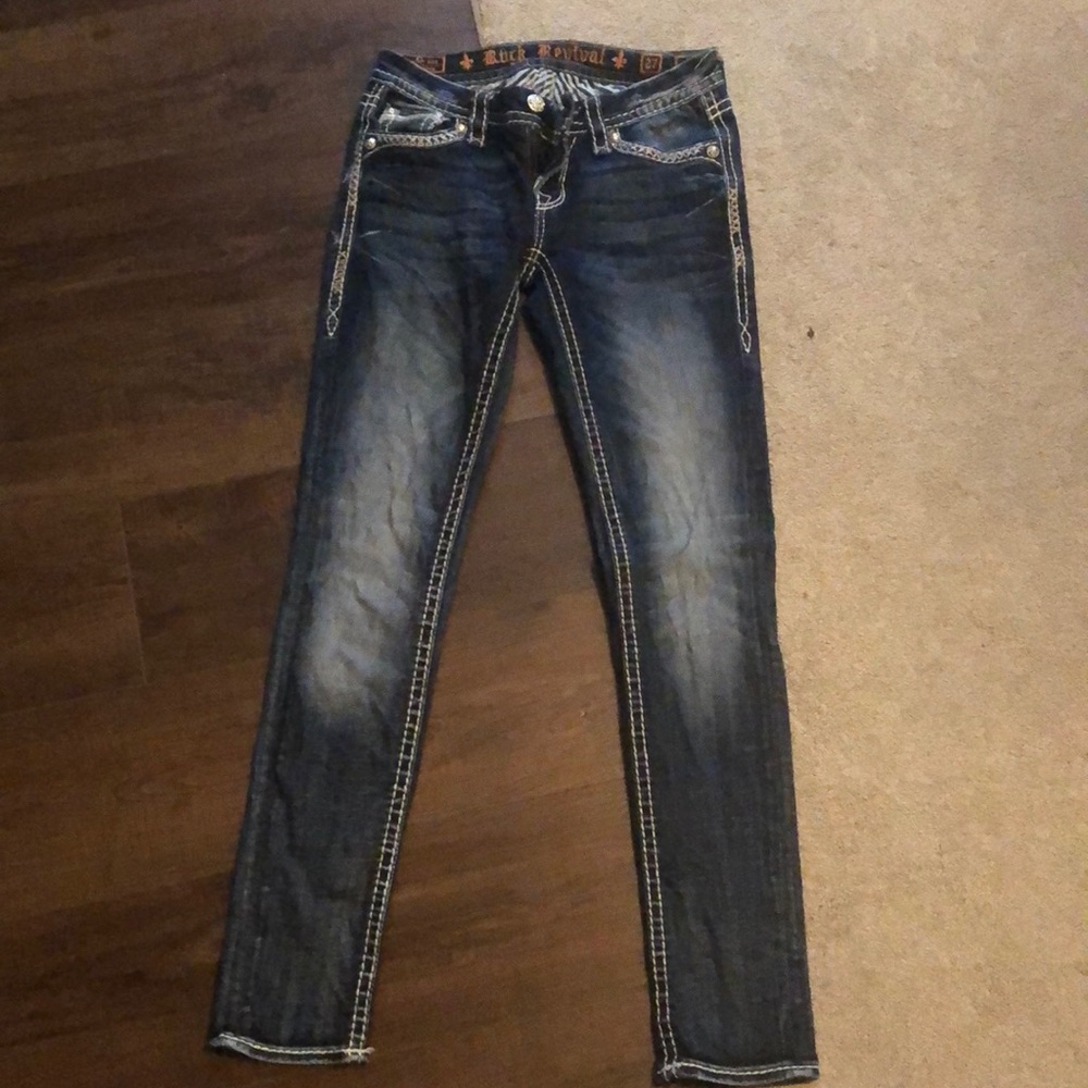 Rock revival skinny jeans